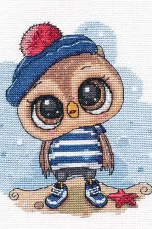 Ultima Occasione kit ricamo a punto croce - Gufo marino - Oven