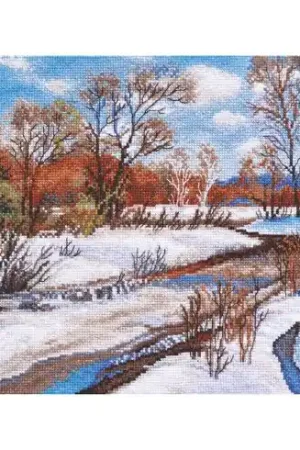 kit ricamo a punto croce - La  primavera arriva - Oven Scelto Dai Clienti