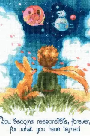 Spedito Oggi kit ricamo a punto croce - Il piccolo principe - Riolis