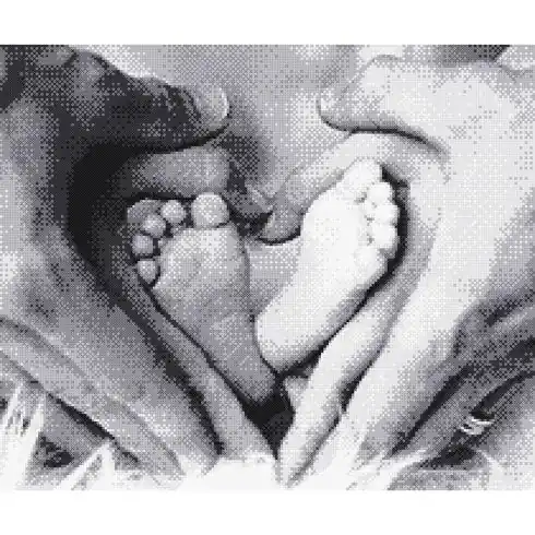 kit ricamo a punto croce - Cuore - Marie Coeur Super Prezzo