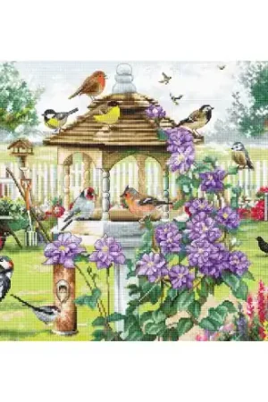 kit ricamo a punto croce - Tavolo per uccelli - Letistitch Soddisfatti O Rimborsati