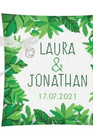 Kit cuscino da ricamo - Cuscino matrimonio - Esotico - Princesse Ultimissimo Modello