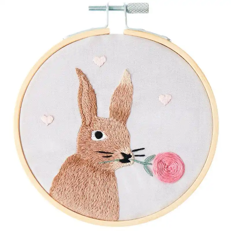 Kit di Ricamo - Coniglio - Rico Design Prezzo Ridotto