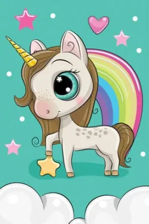 Kit ricamo diamante - Arcobaleno - Collection d'Art Prezzo Conveniente