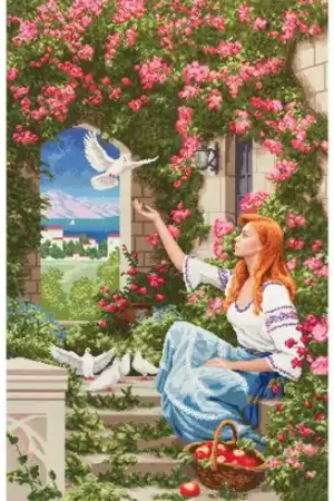 A Buon Prezzo kit ricamo a punto croce - Buon pomeriggio - Toison d'or