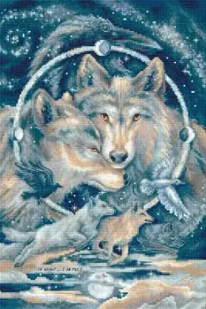 Affare kit ricamo a punto croce - Spirito libero - Letistitch