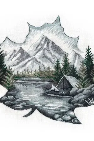 Saldi kit ricamo a punto croce - Soli nella natura selvaggia - Oven