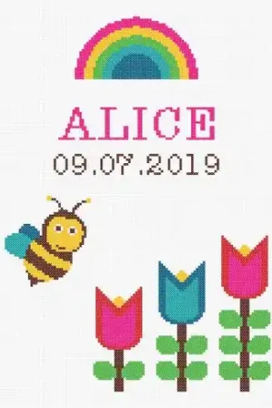 Acquista Ora kit ricamo a punto croce - Piccola foresta - Ape - Princesse