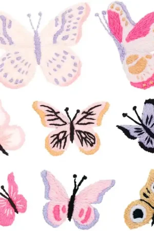 Promozione Kit per Ricamare e Incollare - Butterflies - Rico Design