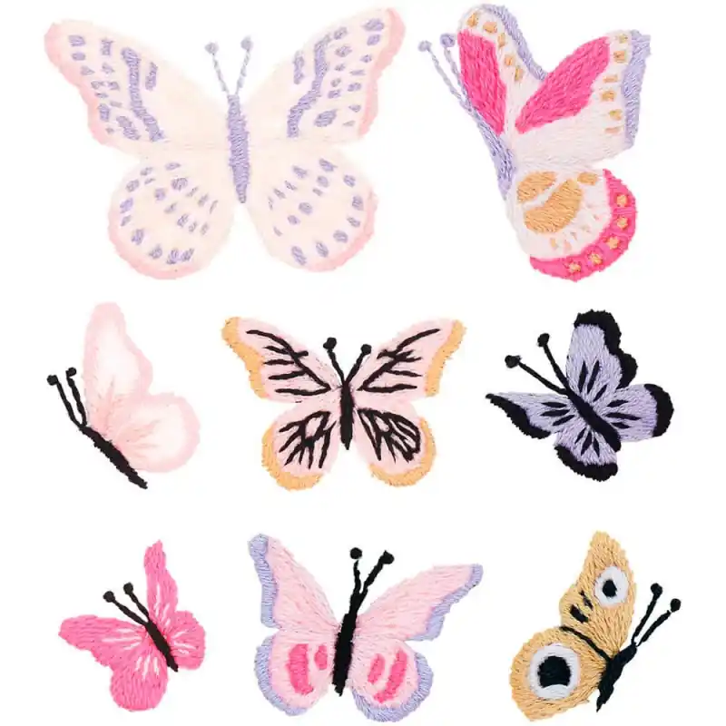 Promozione Kit per Ricamare e Incollare - Butterflies - Rico Design