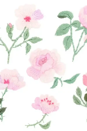 Kit per Ricamare e Incollare - Rose - Rico Design Promozione Esclusiva