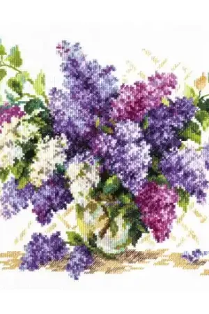 A Buon Prezzo kit ricamo a punto croce - Lillà - Magic Needle