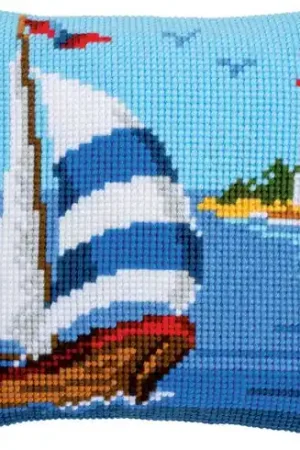 Prezzo Di Fabbrica Kit cuscino fori grossi - Bollo veliero - Vervaco