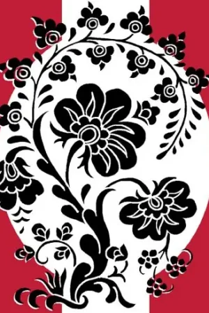 Ultimissimo Modello Kit di tela per bambini - Arabeschi in fiore - Luc Créations