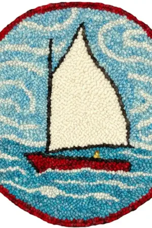 Kit di Punch Needle - Sailboat - The Oxford Company Consegna Rapida