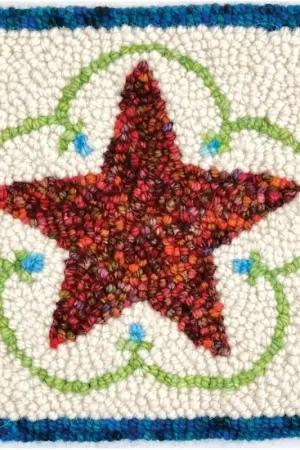 Spedizione Espresso Kit di Punch Needle - Star - Red - The Oxford Company