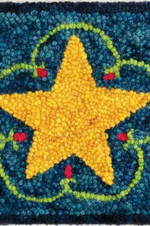 Nuova Collezione Kit di Punch Needle - Star - Yellow - The Oxford Company