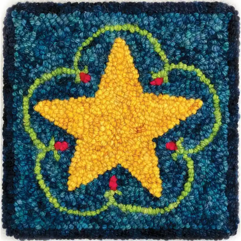 Nuova Collezione Kit di Punch Needle - Star - Yellow - The Oxford Company