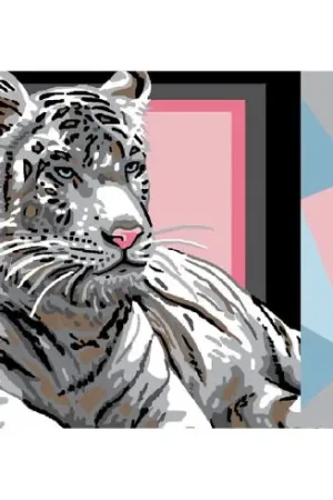 Canovaccio antico - Tigre bianco - Luc Créations Solo Oggi