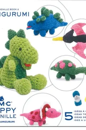 Scelto Dai Clienti Libro - 5 idee per lavorare all'uncinetto Happy Chenille Book 2 - DMC