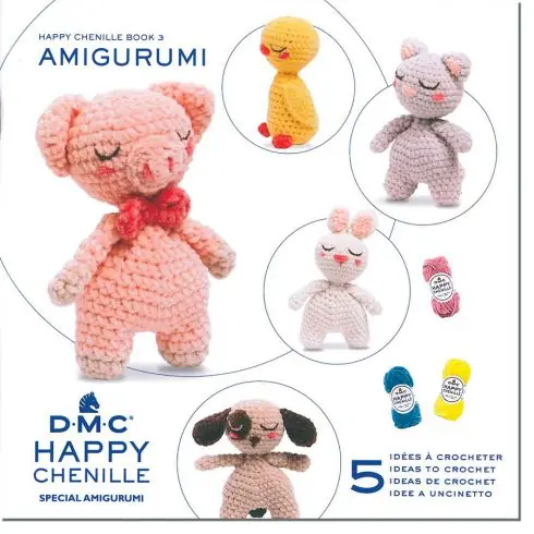 Libro - 5 idee per lavorare all'uncinetto Happy Chenille Book 3 - DMC Promozione