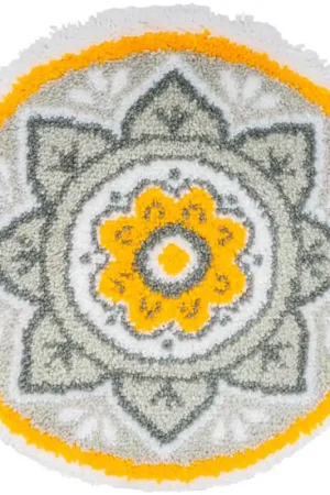 Kit di Latch Hook Tappeto Mandala - Vervaco Pagamento Sicuro