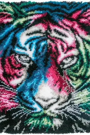 Kit di Latch Hook Tappeto Tigre - Vervaco Miglior Prezzo