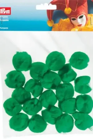 Scelto Dai Clienti Decoro - Pompon verdi - 30 mm - Prym