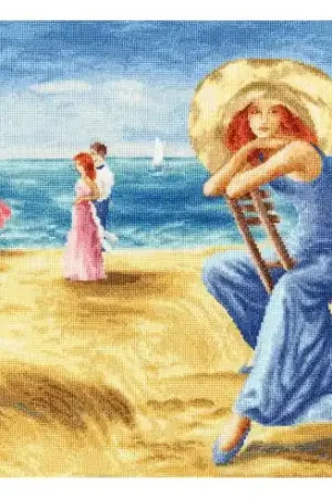 kit ricamo a punto croce - Dune di sabbia - Toison d'or Di Tendenza