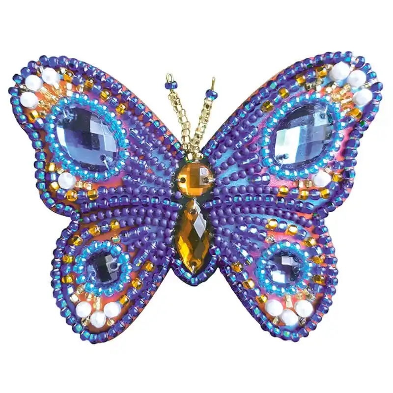 Kit Spilla per Ricamo con Perline - Blue Butterfly - Nova Sloboda Soddisfatti O Rimborsati