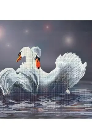 Ultima Occasione kit ricamo a punto croce - Fedeltà di cigni - Nova Sloboda