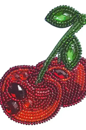 Kit Spilla per Ricamare con Perline - Cherry - Nova Sloboda Miglior Prezzo