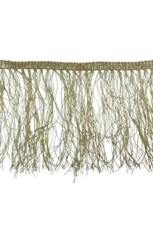 Passamaneria Frangia Sottile Abbigliamento Oro Lurex  Alta 15 Cm Più Venduto
