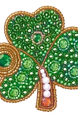 Spedizione Espresso Kit Spilla per Ricamare con Perline - Clover - Nova Sloboda