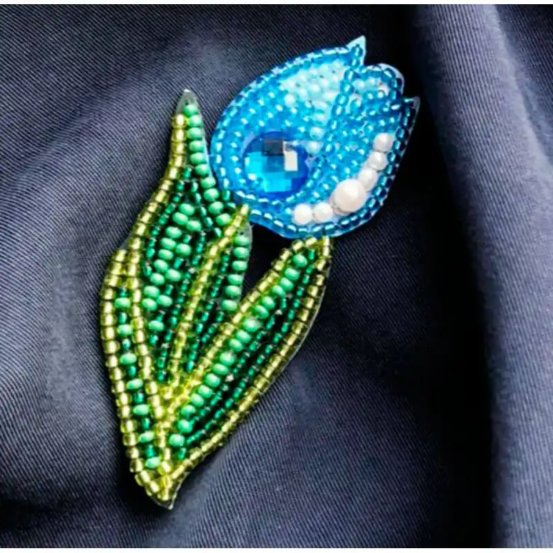 Acquista Ora Kit Spilla per Ricamare con Perline - Tulip - Nova Sloboda