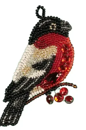 Occasione Imperdibile Kit Pendente per Ricamo con Perline - Bullfinch - Nova Sloboda