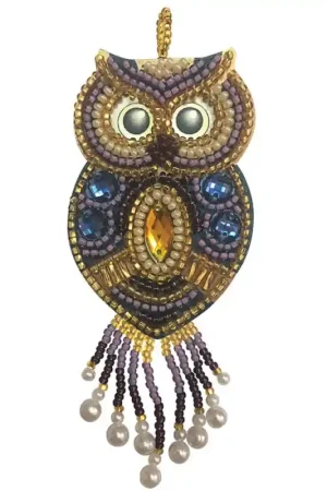 Ordina Subito Kit Pendente per Ricamare con Perline - Owl - Nova Sloboda