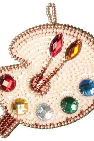 Kit Pendente per Ricamare con Perline - Watercolor - Nova Sloboda Prezzo Basso