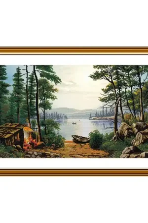 Kit di Ricamo - At a Lake - Nova Sloboda Compra Adesso