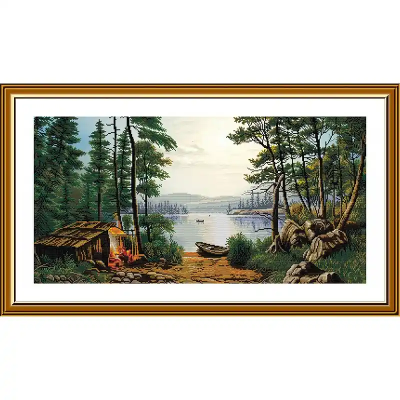 Kit di Ricamo - At a Lake - Nova Sloboda Compra Adesso