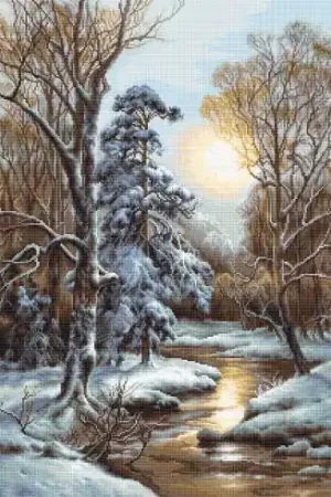 kit ricamo a punto croce - Disgelo - Luca-S Compra Oggi Stesso