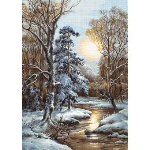 kit ricamo a punto croce - Disgelo - Luca-S Compra Oggi Stesso