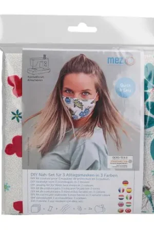 Economico Kit da cucito - Kit confezione per 3 maschere - N°1 - LMC