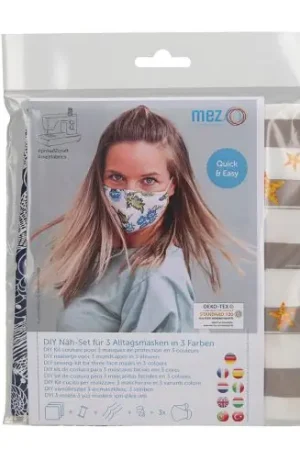 Kit da cucito - Kit confezione per 3 maschere - N°6 - LMC Economico