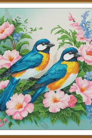 Prezzo Scontato Kit di Ricamo - Flower Birds - Nova Sloboda