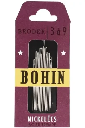 Spedizione Gratuita Aghi da ricamo - Set di aghi da ricamo n. 3 a n. 9 - Bohin