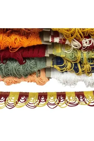 Non Perdere Passamaneria Frangia Modello Archetti Alto 5 Cm