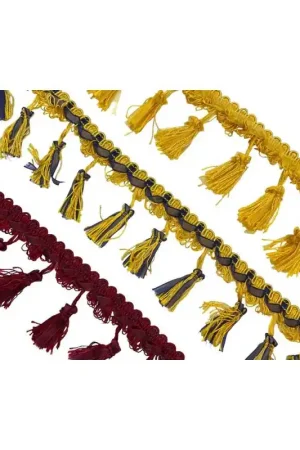 Soddisfatti O Rimborsati Passamaneria Nappine Cipollina Fiocco Organza Bordo Sbuffo Alta 6 Cm