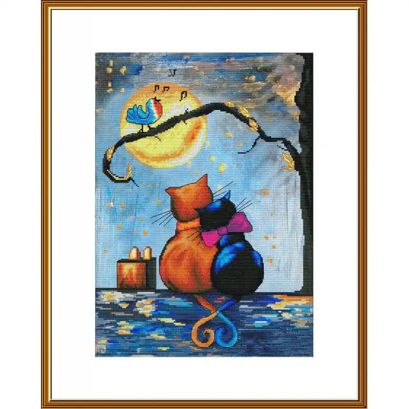 Più Venduto Kit di Ricamo - Moonlit Night - Nova Sloboda