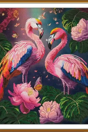 Popolare Kit di Ricamo - Pink Nocturne - Nova Sloboda